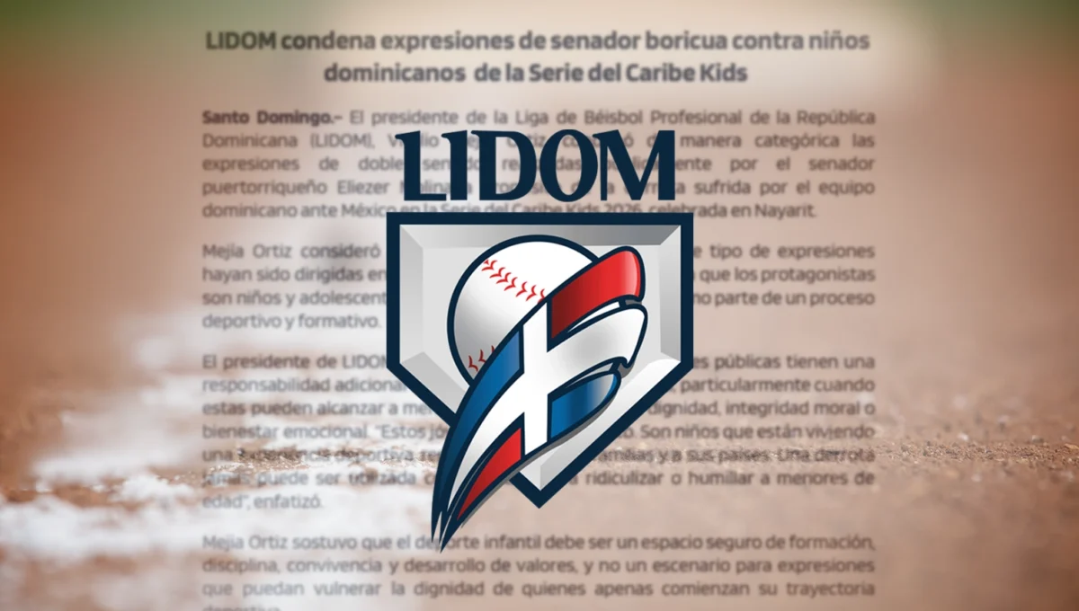 Defensa al deporte infantil: LIDOM repudia burlas de senador boricua a niños de RD