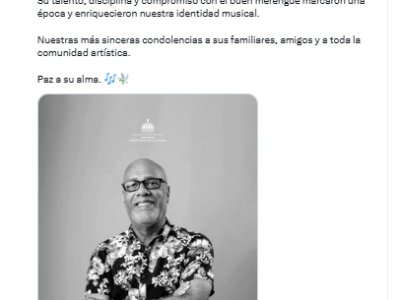 Figuras del arte y la política lamentan el fallecimiento del maestro del merengue Henry Hierro
