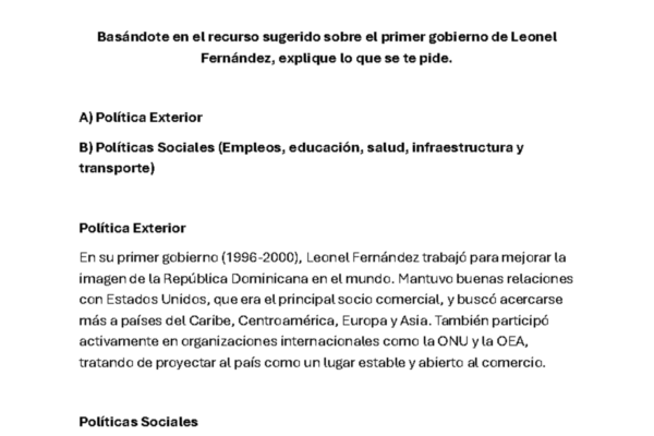 ¿Cómo sería la política comercial en un nuevo gobierno de Leonel hacia Centroamérica?