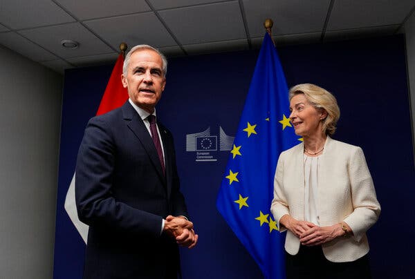 Carney Aboga por un Pacto entre la UE y Canadá en Medio de una ‘Tormenta Feraz’