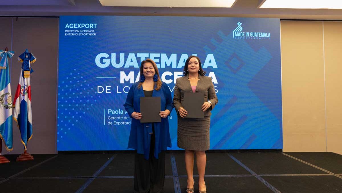 AGEXPORT de Guatemala y ANEIH de República Dominicana firman convenios para fortalecer cooperación económica