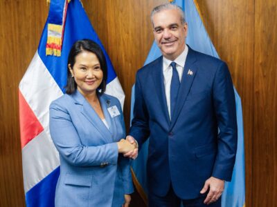 Keiko Fujimori y Luis Abinader establecen un acuerdo para fortalecer la cooperación entre Perú y la República Dominicana