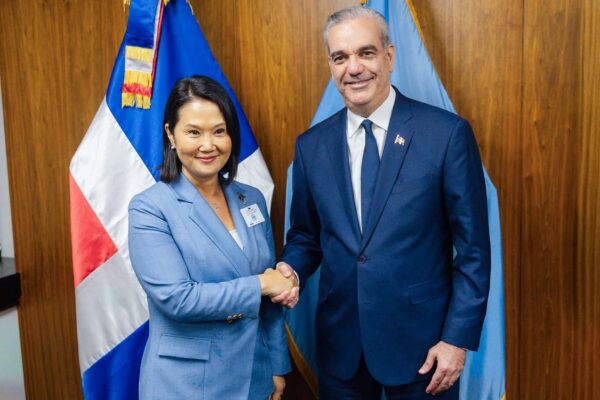 Keiko Fujimori y Luis Abinader establecen un acuerdo para fortalecer la cooperación entre Perú y la República Dominicana