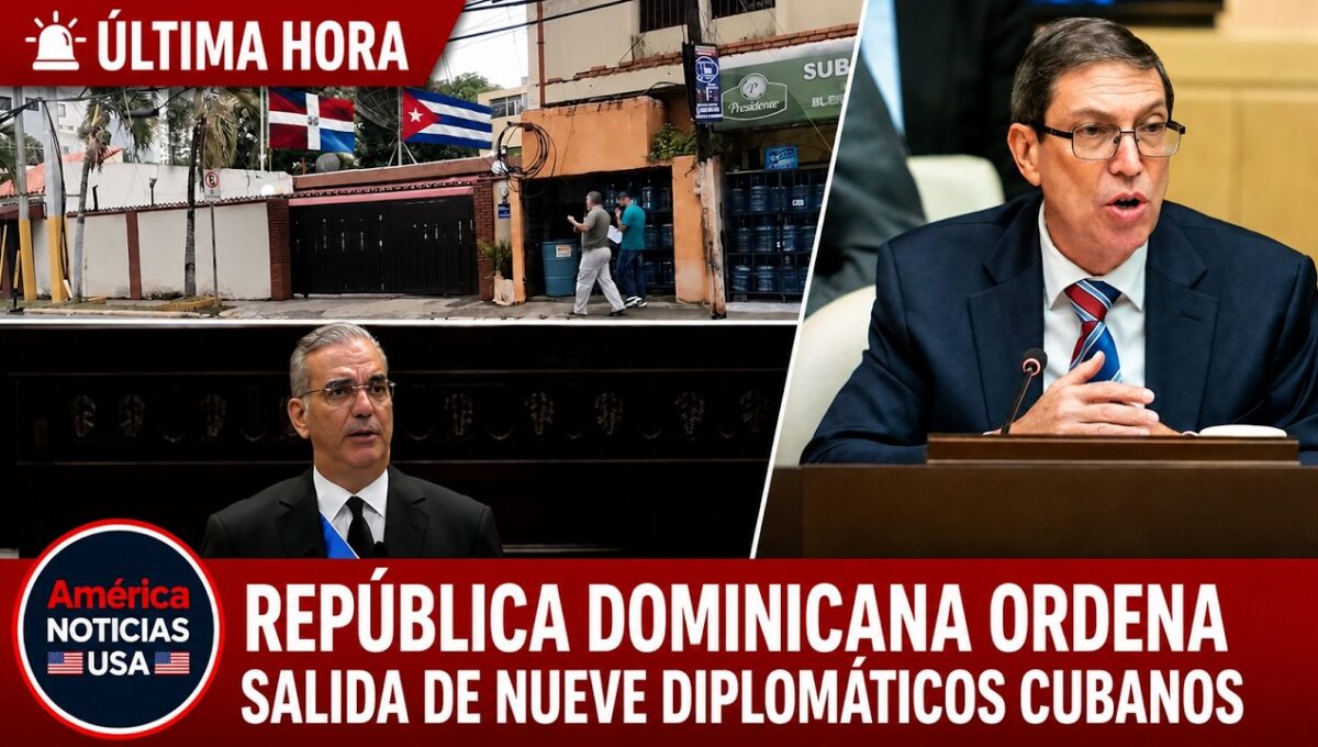 República Dominicana ordena la salida de nueve diplomáticos cubanos