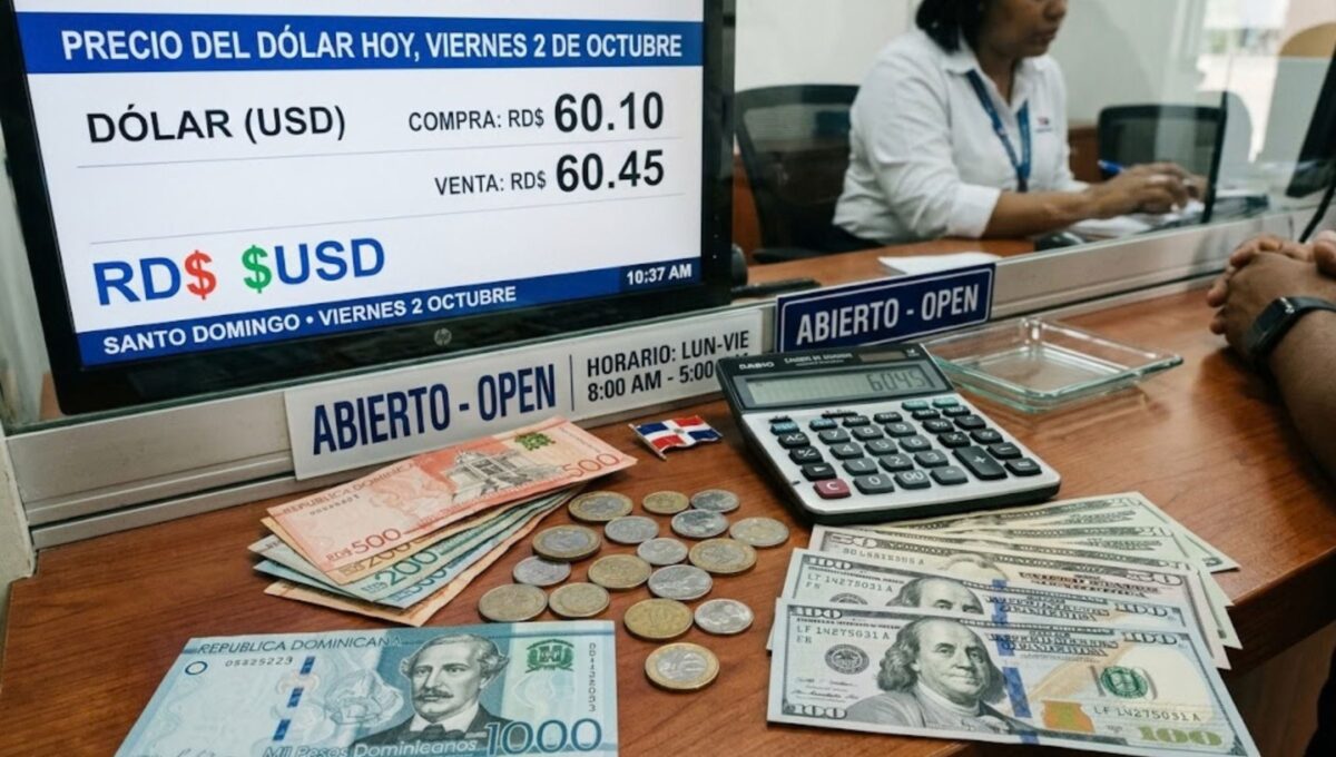 Dólar en República Dominicana: Cotización y precio del 2 de octubre de 2026