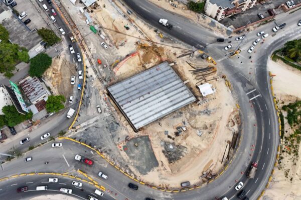 Obras en la Avenida República de Colombia avanzan hacia una fase crucial