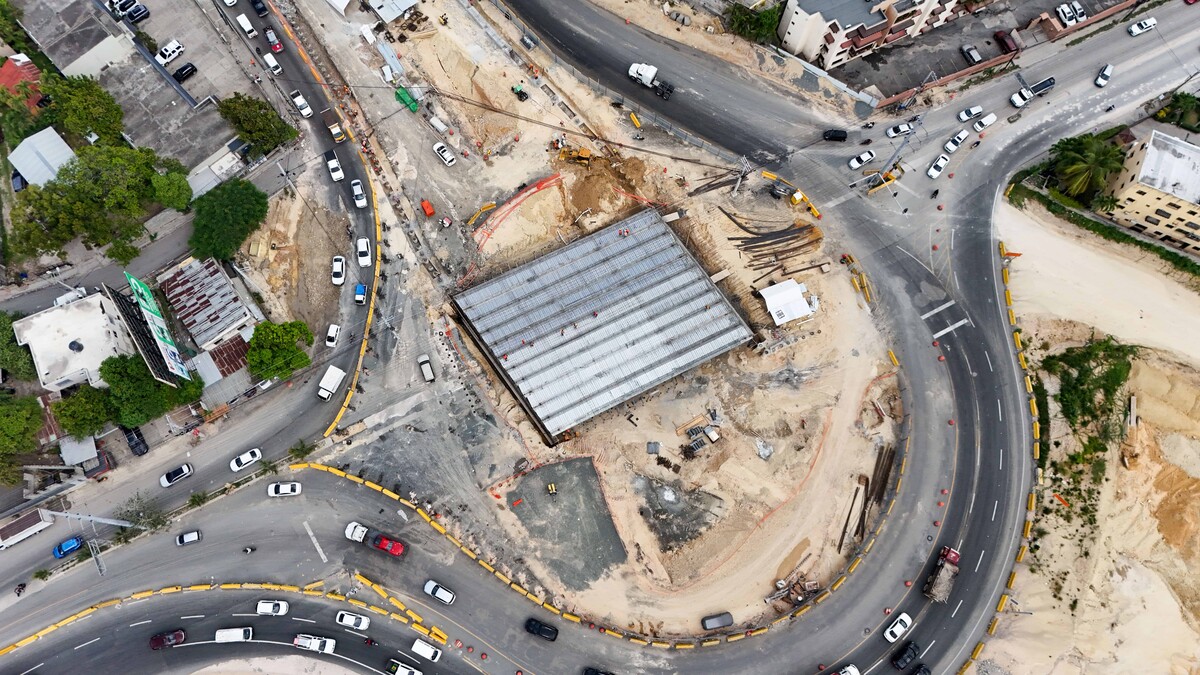 Obras en la Avenida República de Colombia avanzan hacia una fase crucial