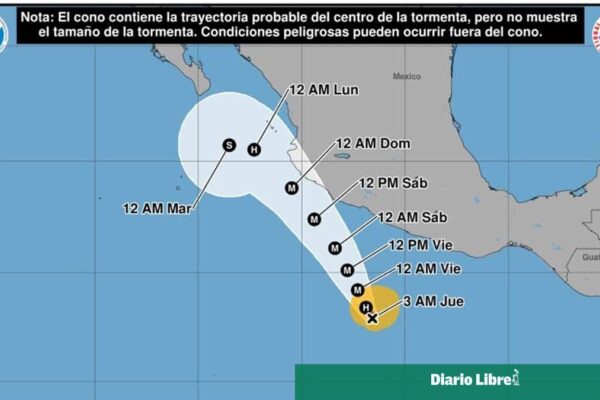 El huracán Trudy alcanza la categoría 1 en el Pacífico y se aproxima a México