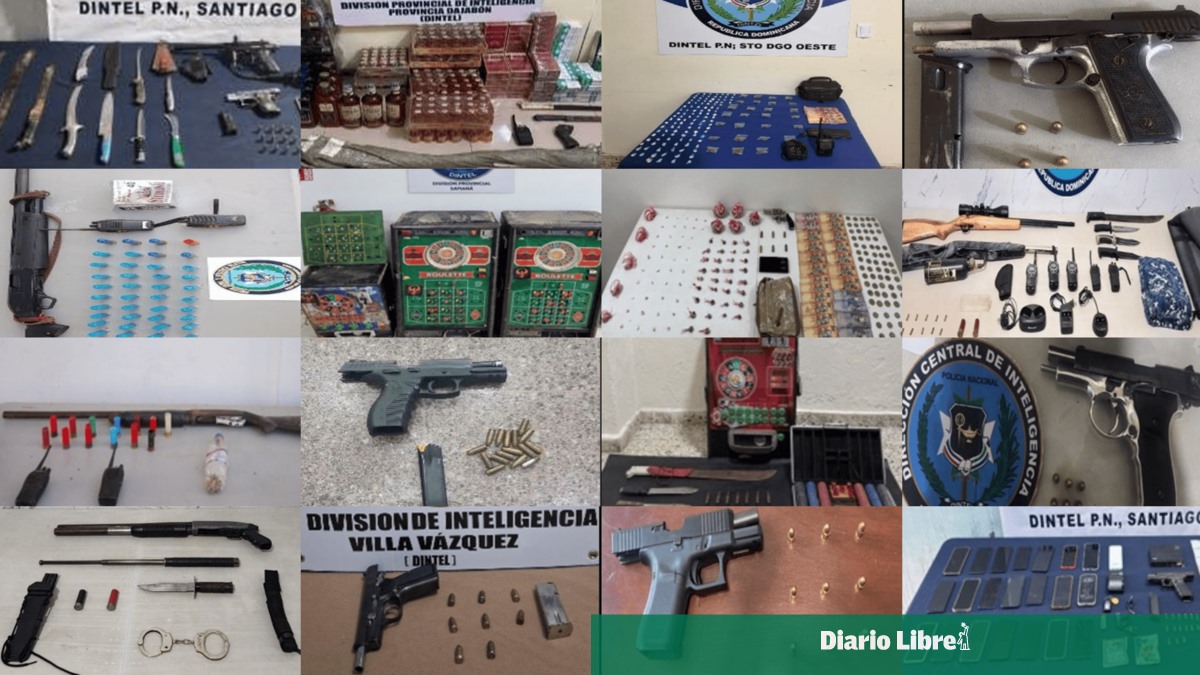 287 Detenciones en Operativos Policiales Durante una Semana en el País