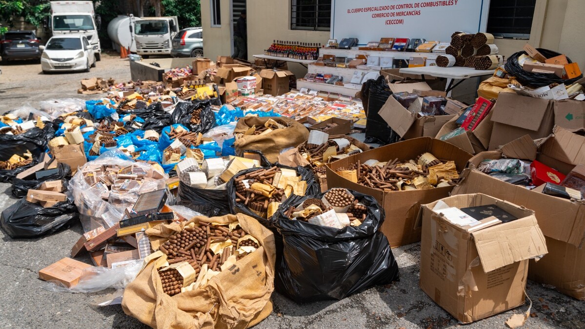 Decomisan puros y bebidas valuados en más de RD$40 millones en La Altagracia